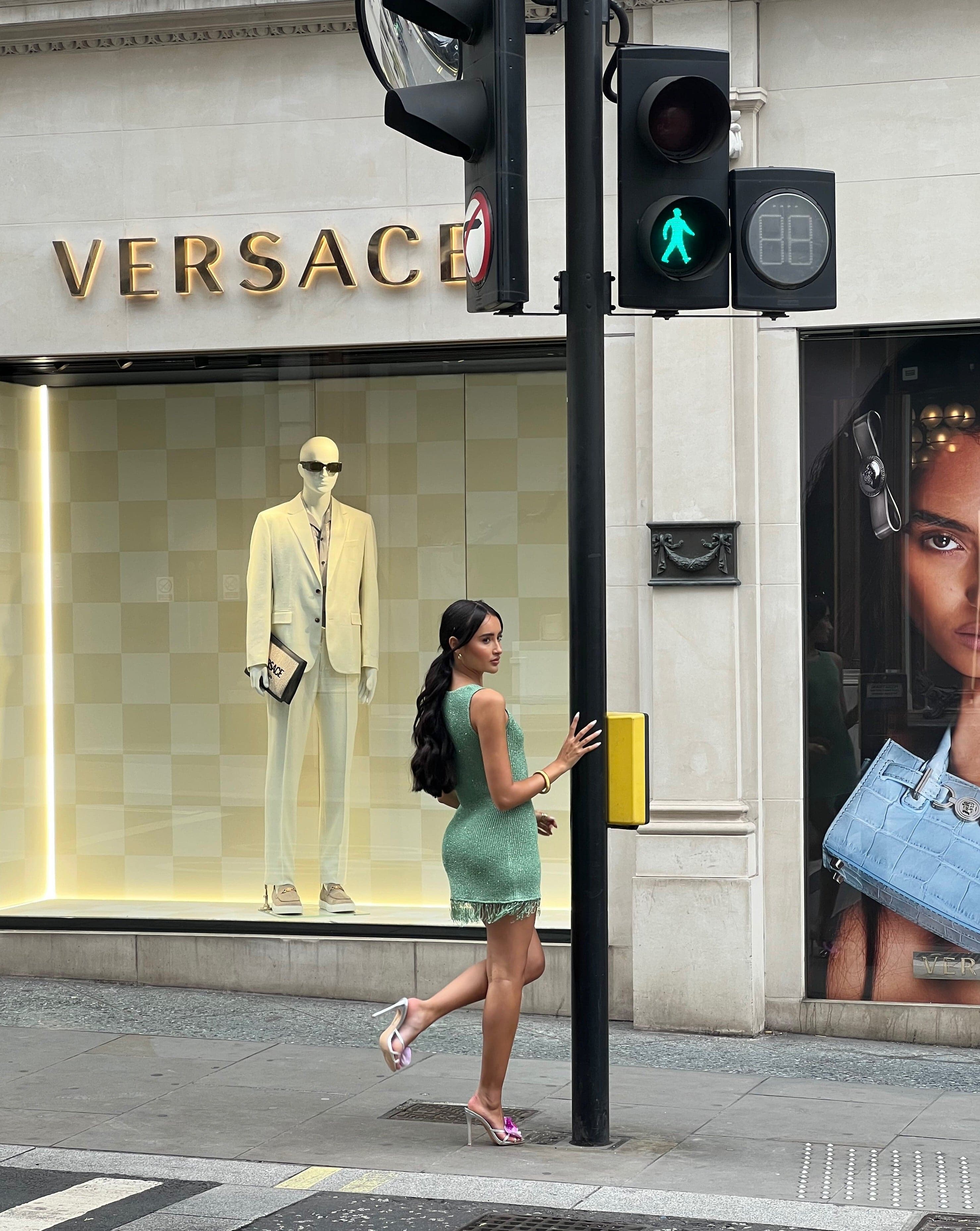 Elise Knitted Mini Dress Sequin - DE NOIR