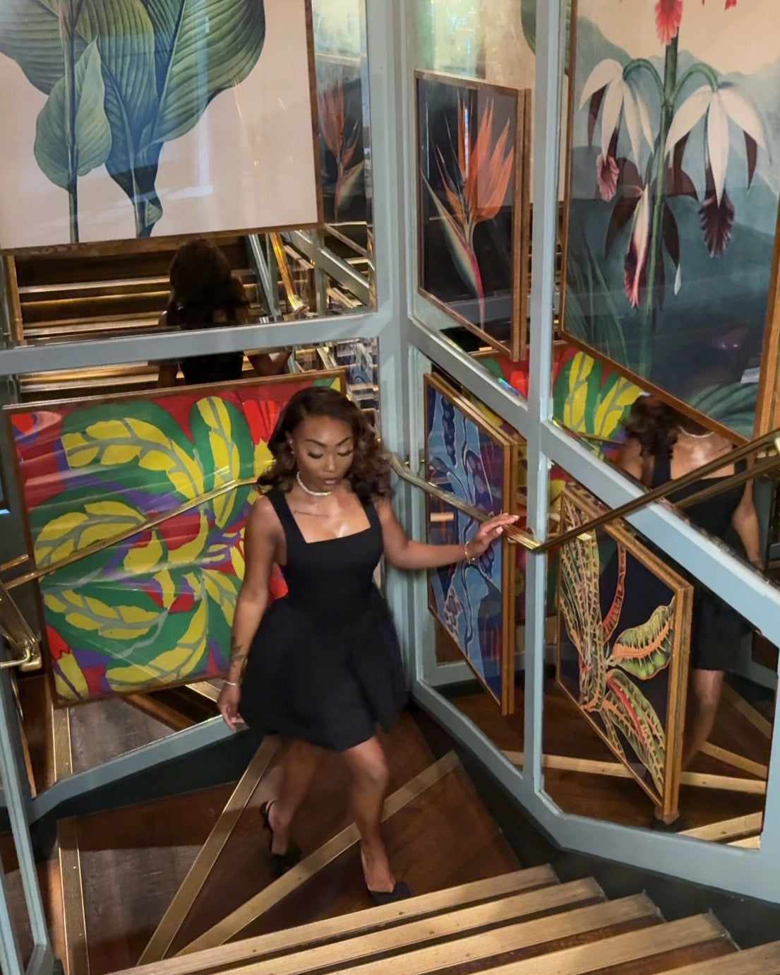 Summer Black Mini Dress