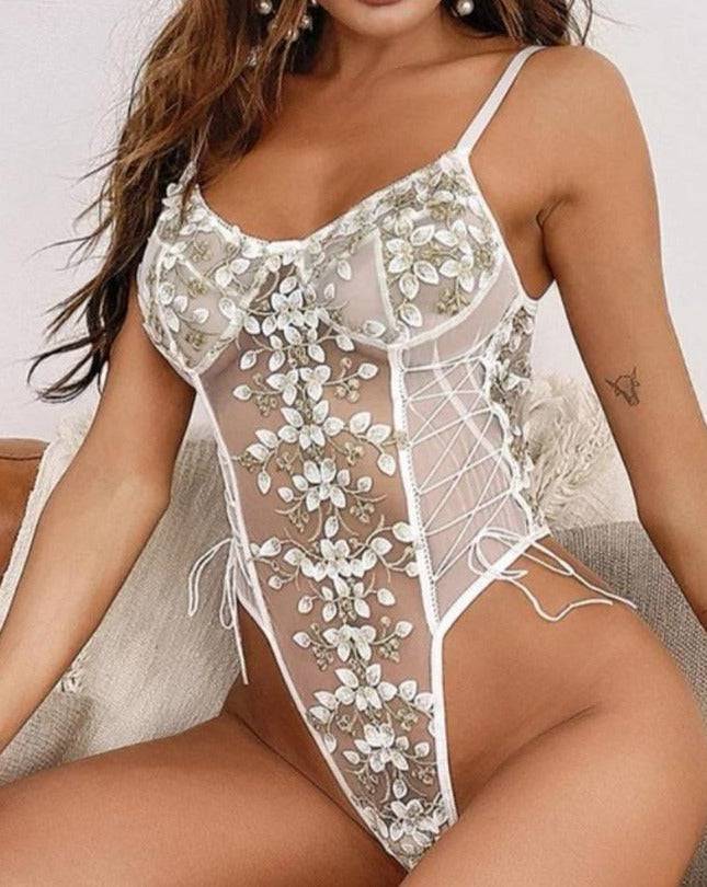 Sonia underwired body white - De Noir LTD