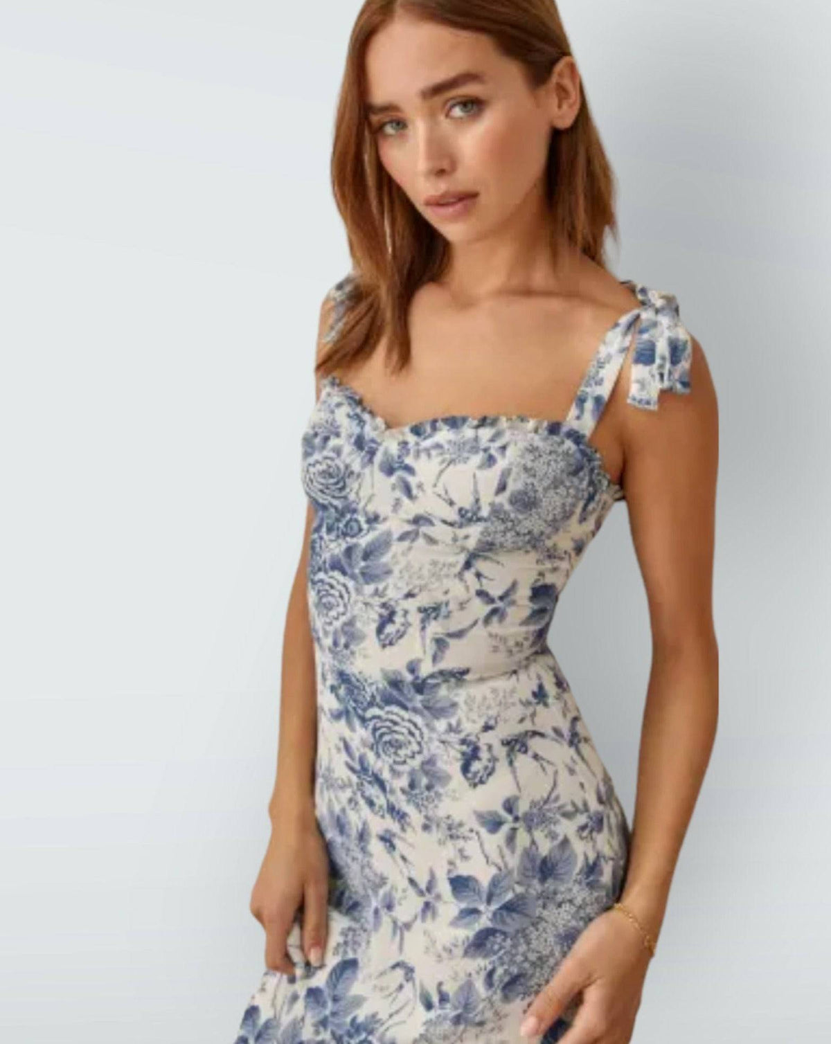 Christine Midi Cream Dress - De Noir