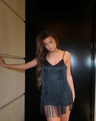 Gia Black Mini Dress - De Noir