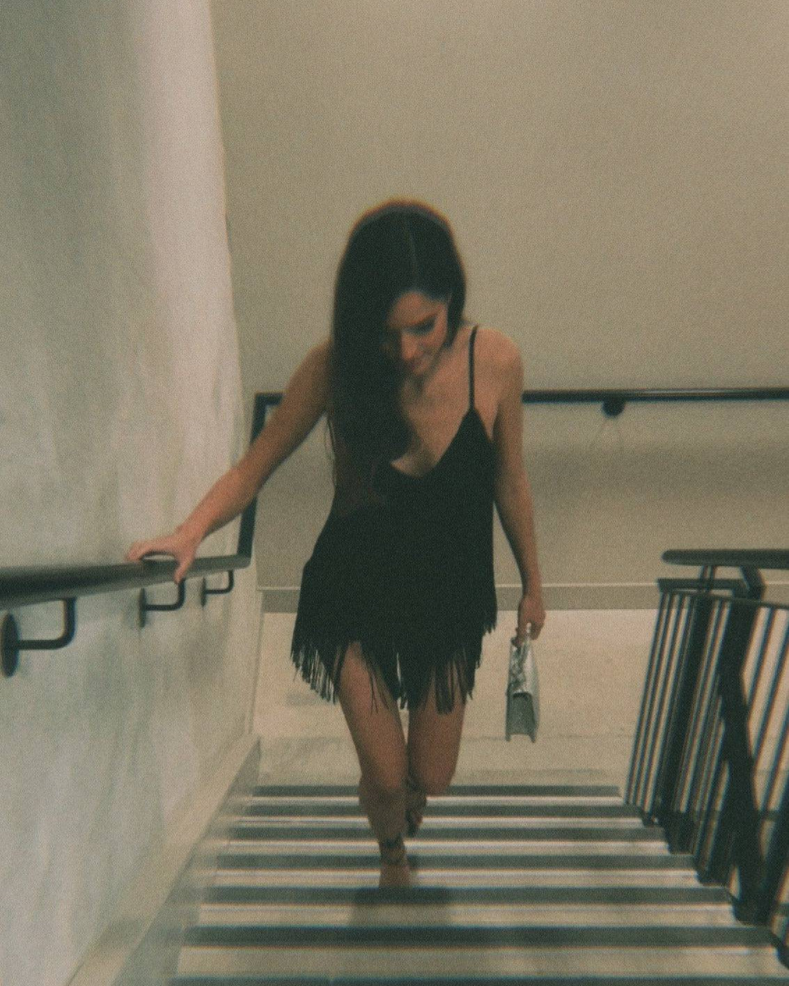 Gia Black Mini Dress - De Noir