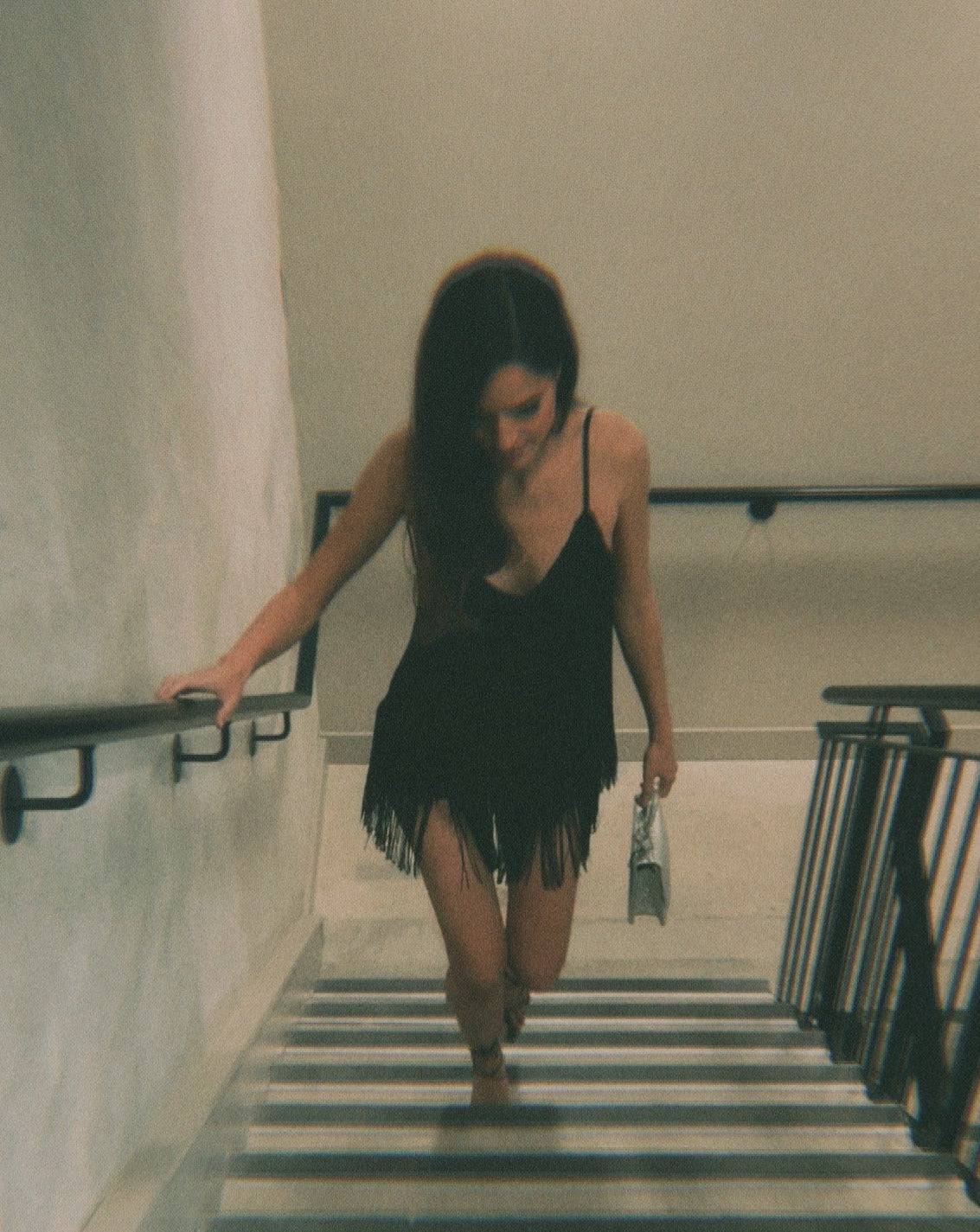 Gia Black Mini Dress - De Noir