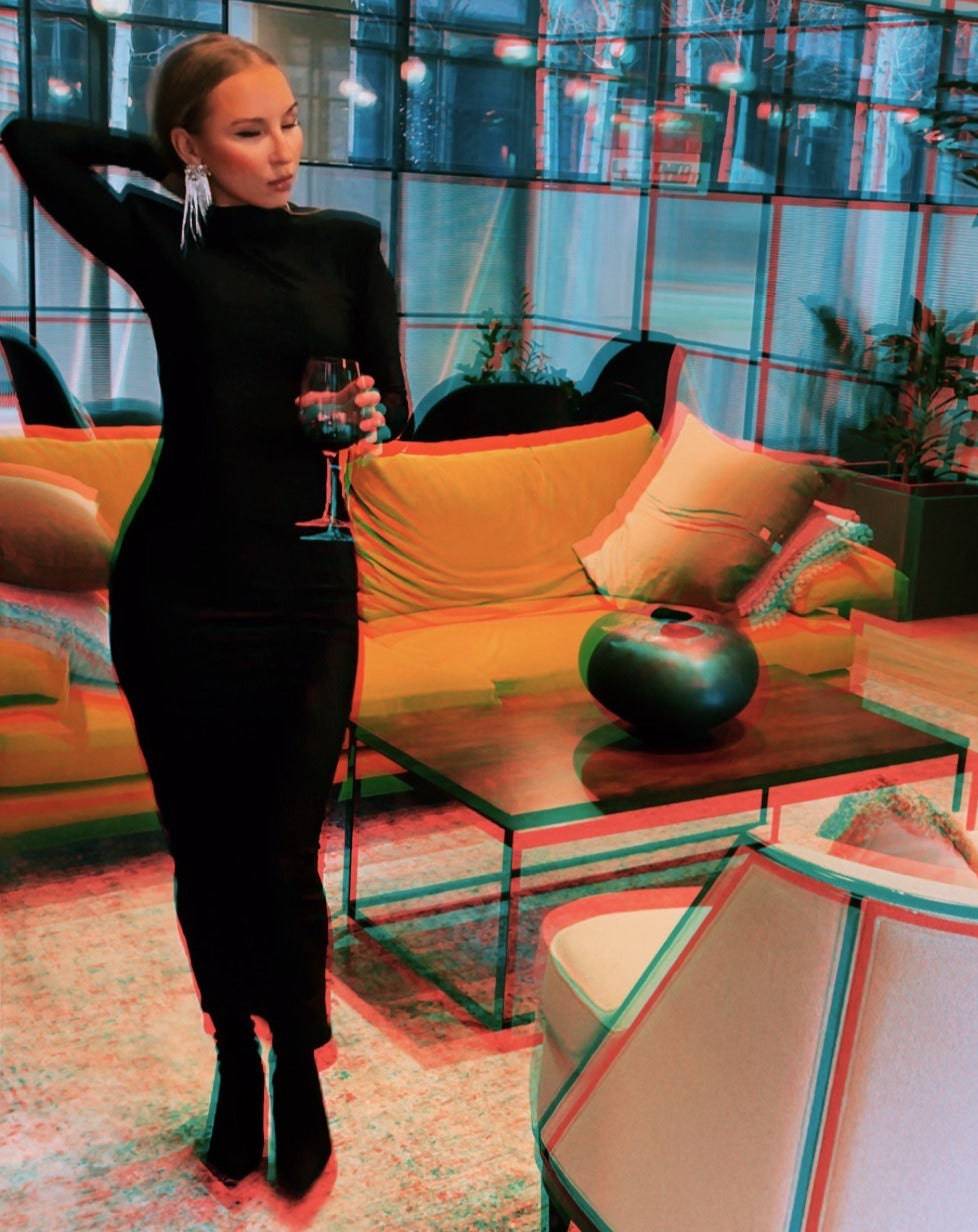 Madison Black Maxi Dress - De Noir