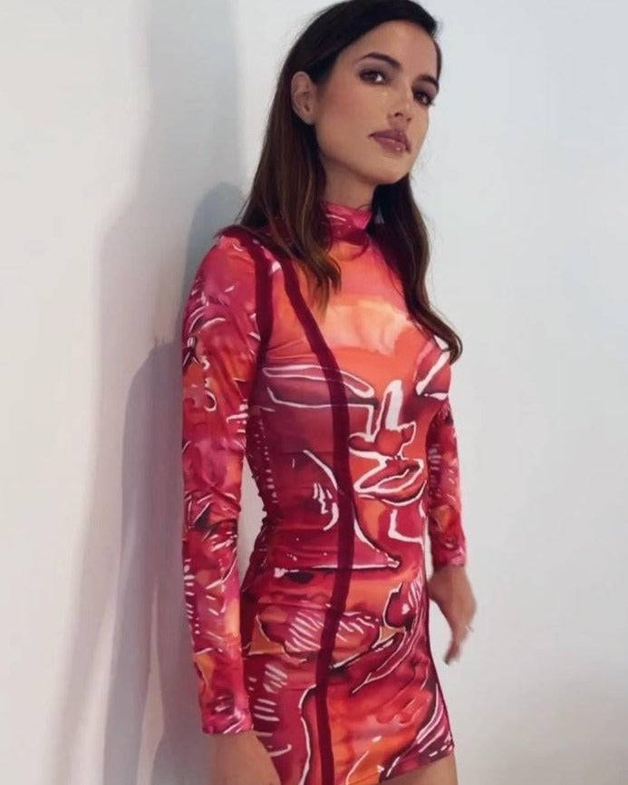 Paige Dress Red - De Noir