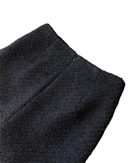 Tweed Black Skirt