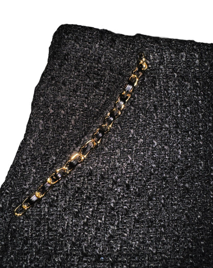 Tweed Black Skirt