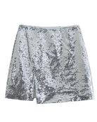 Jorja Silver Skirt - DE NOIR 