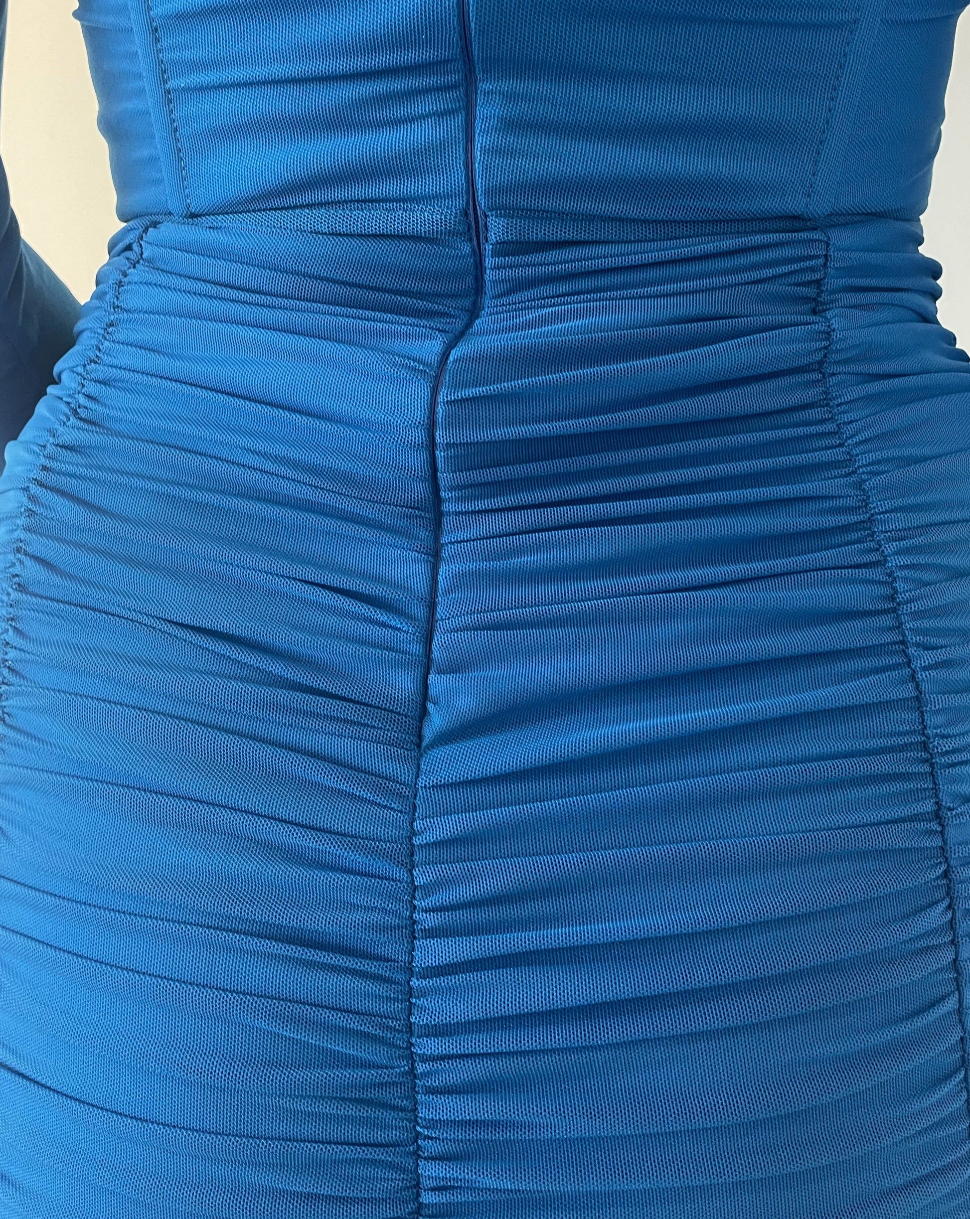  Cobalt Blue Mini Dress - Lydia
